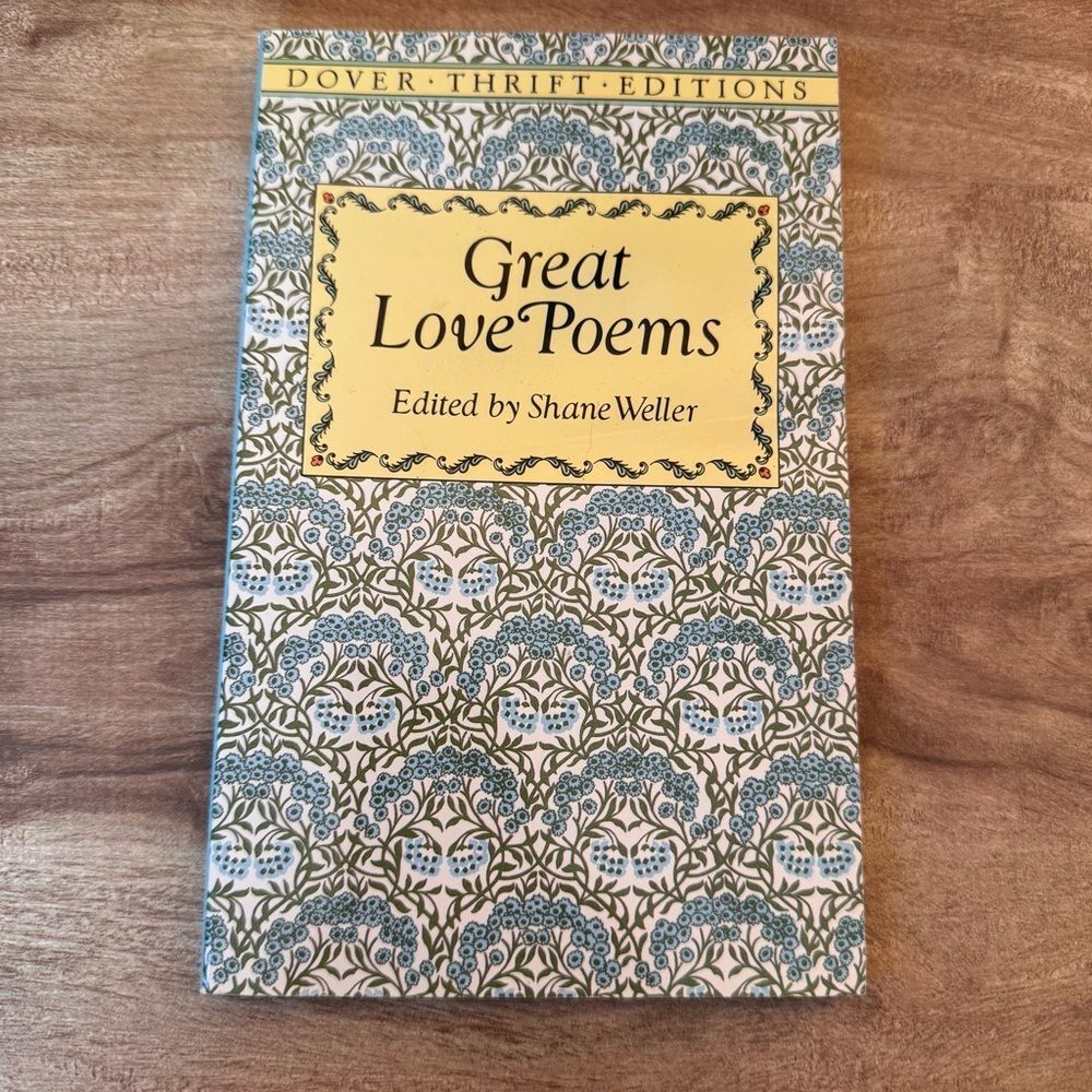 Great Love Poems by Shane Weller (1992, Trade Paperback)
